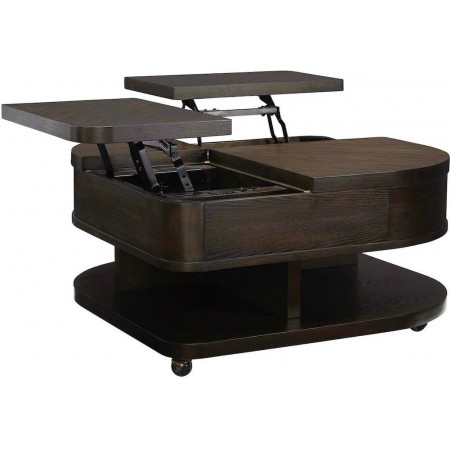 T631-03 : Bàn Sofa , Coffee + 02 Mặt Bàn Nâng Hạ - Ngang 92 cm 